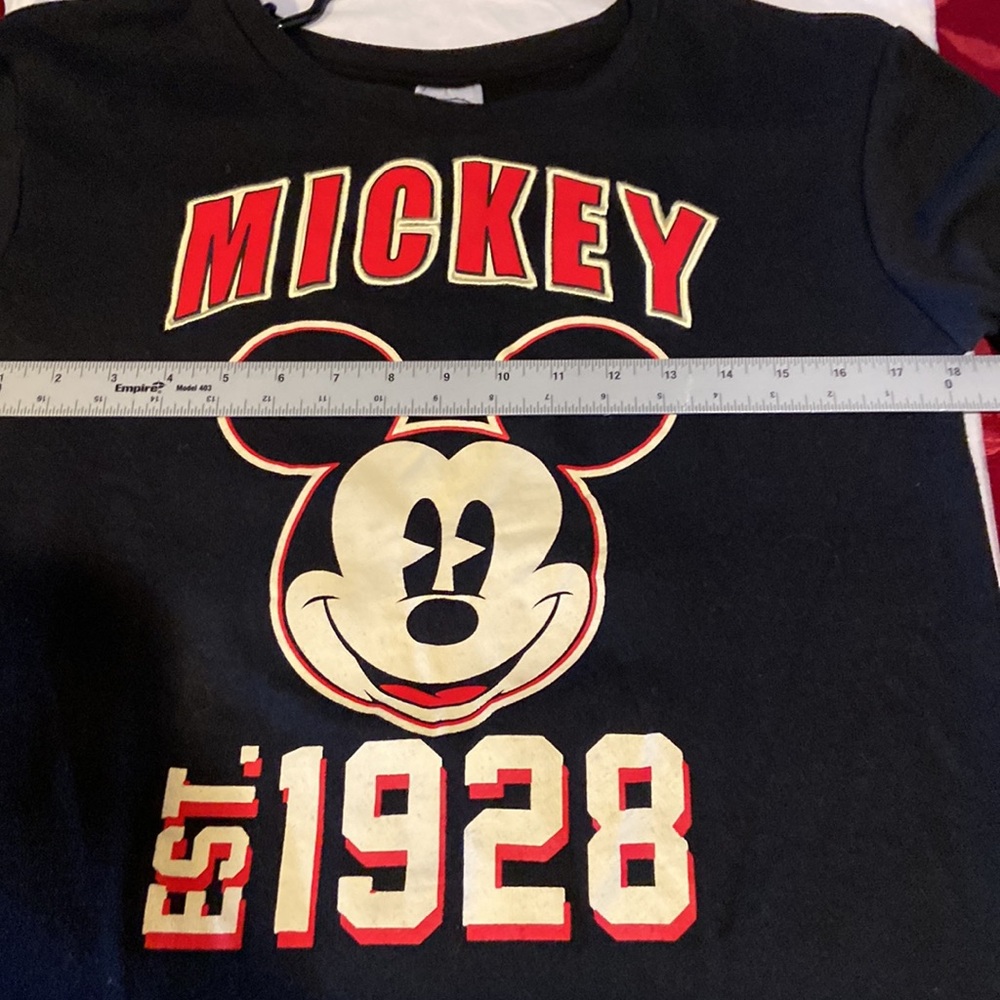Disney Embroidered Mickey Mouse Lightweight Sweatshirt Sz Small Vintage Style. - Picture 8 of 9